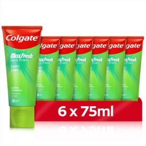 Colgate Max Fresh Fruit Fusion Peaches & Cream Flavoured Toothpaste 6 X 75ml