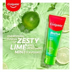 Colgate Max Fresh Fruit Fusion Peaches & Cream Flavoured Toothpaste 6 X 75ml
